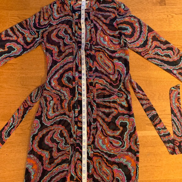 Public Republic 70’s Print,Shift Cut Dress Size 2 - Picture 4 of 9